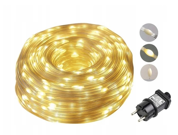 Lampki druciki mikro 400LED 40 METRÓW + programator