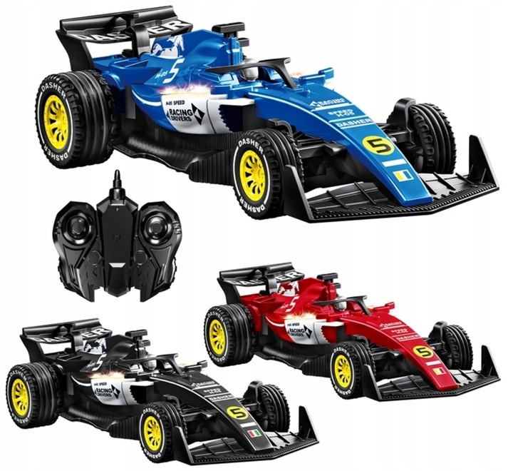 AUTO AUTKO NA ZDALNE STEROWANIE PILOT WYŚCIGÓWKA ŚWIATŁO FORMUŁA 1 F1