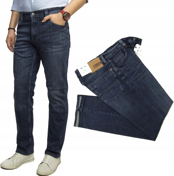 Mustang Washington Blue 883 spodnie jeansy W32 L32