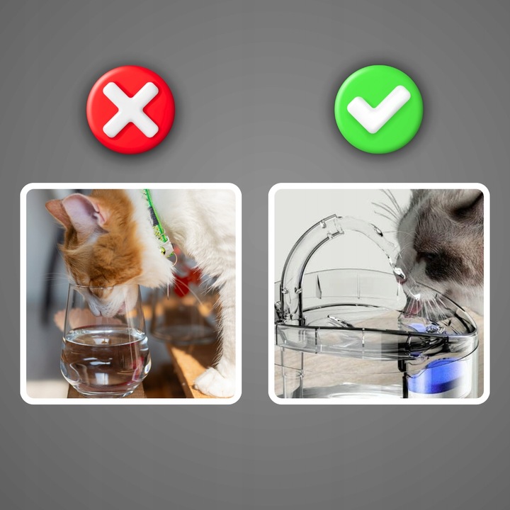 POIDŁO DLA ZWIERZĄT AUTOMATYCZNE DLA PSÓW KOTÓW 1800ML FONTANNA WODNA