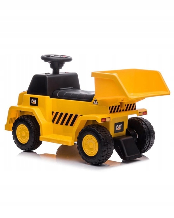 WYWROTKA CATERPILLAR dla dziecka JEŹDZIK na akumulator 6V 4AH