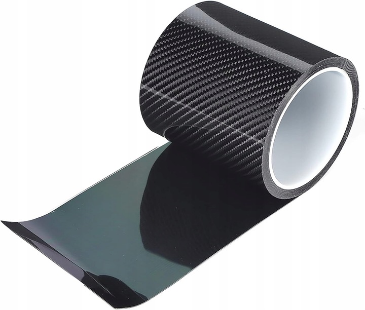 TAŚMA FOLIA CARBON NA PROGI OCHRONNA GRUBA ZABEZPIECZAJĄCA PROGI + RAKLA