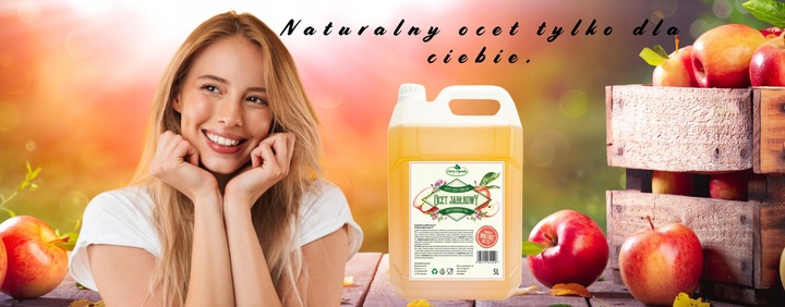 Ocet Jabłkowy Niefiltrowany z Matką Octu Żywy Niepasteryzowany 3x5l