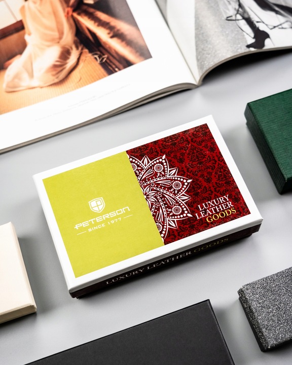 PETERSON duży portfel damski pojemny poziomy portmonetka skóra eko