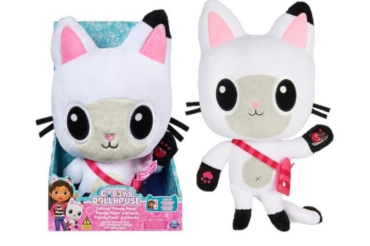 INTERAKTYWNY KOTEK KOT KICIUŚ MÓWIĄCY PANDUŚ Koci Domek Gabi DUŻY 31cm