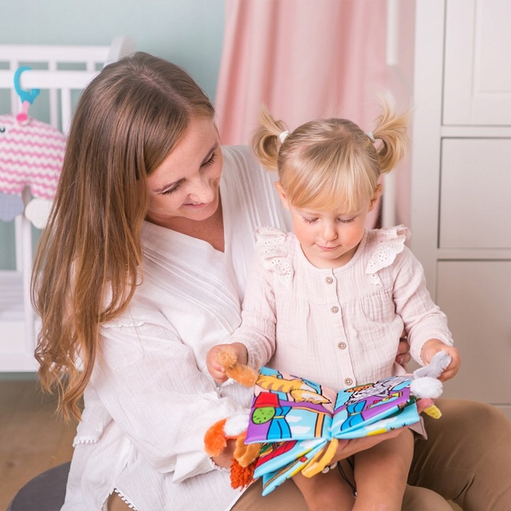 PUCHATE ZWIERZAKI BALIBAZOO JOLLY BABY KSIĄŻECZKA SENSORYCZNA DLA NIEMOWLĄT