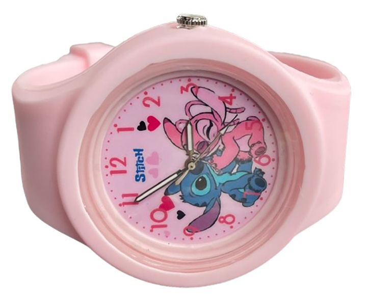 zegarek dla dziewczynki dziecka LILO & STITCH silikonowy wskazówkowy SUPER