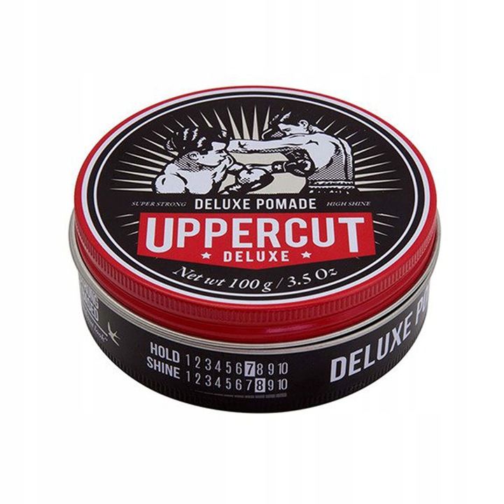 UPPERCUT DELUXE STRONG HOLD POMADE MOCNO UTRWALAJĄCA POMADA DO WŁOSÓW 100G