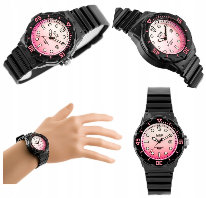 Zegarek CASIO dla dziewczynki PREZENT DZIECIĘCY +BOX +TOREBKA +GRAWER