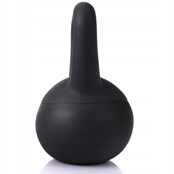 Hantla do Ćwiczeń FIZYO Ciężarek Odważnik Kula Kettlebell Miękki Czarny 4kg