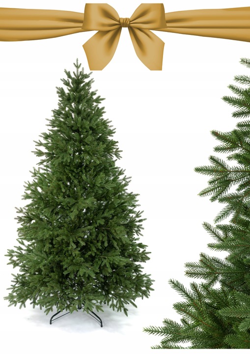 Piękna Realistyczna Choinka Świerk TWIST 3D 100% PE 180 cm PREMIUM jak żywa