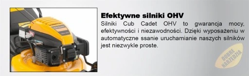 Kosiarka spalinowa z napędem Cub Cadet LM3 DR53S 4w1 MYSPEED z koszem MOCNA