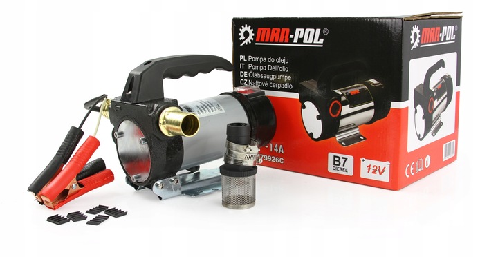 POMPA CPN POMPKA DO PALIWA ROPY OLEJU 12V 50L 160W