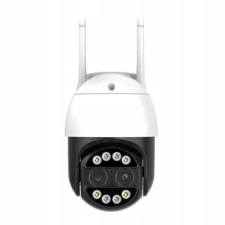 Zewnętrzna obrotowa kamera IP 2w1 8X ZOOM 2x 4MPx WIFI 2K