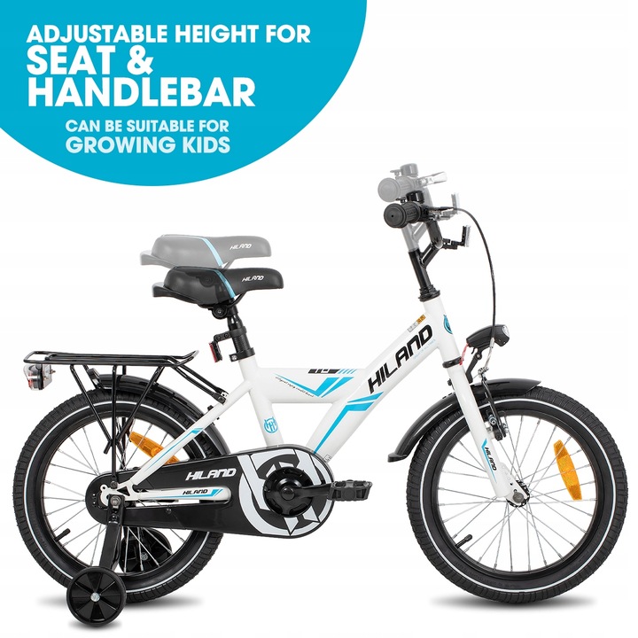 16-calowy rower dla dzieci jednobiegowy 4-7 Yrs Stabilizator Hand&Coaster