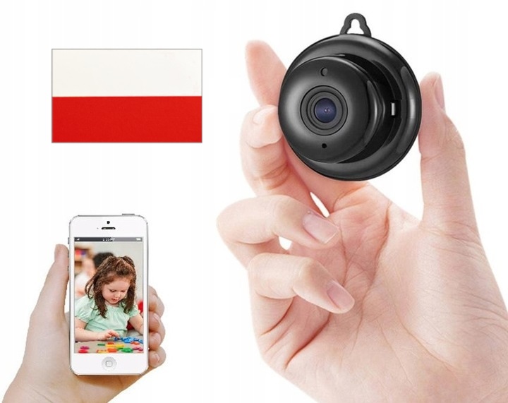 Kamera wifi draVires ip szpiegowska mała mini podczerwień