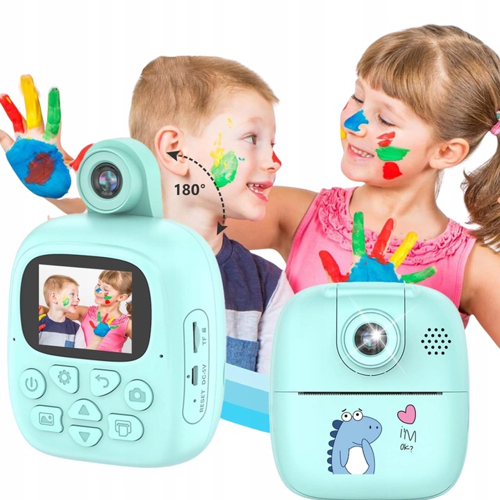 Aparat dla dzieci z drukarką NATYCHMIASTOWY prezent na dzień dziecka