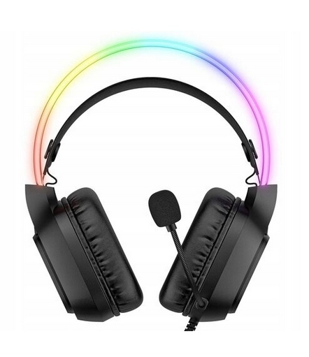 ONIKUMA SŁUCHAWKI GAMINGOWE X22 DLA GRACZY DO GRANIA Z MIKROFONEM RGB LED