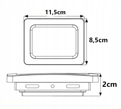 HALOGEN Naświetlacz LAMPA LED 20W IP65 Reflektor