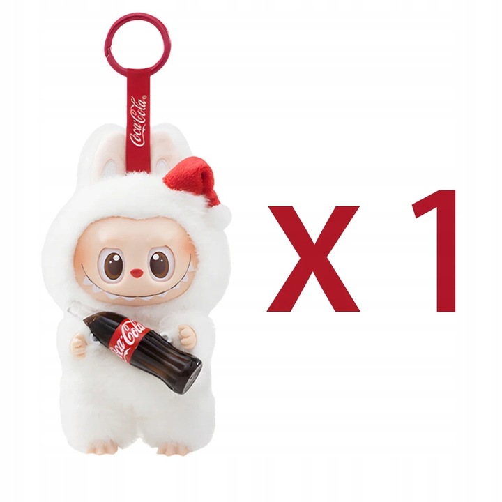 LABUBU Najnowsza 5 generacja seria Coca-Cola LABU-BU brelok 18cm