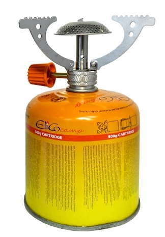 Turystyczna kuchenka gazowa EliCo camp Basic Stove + kartusz