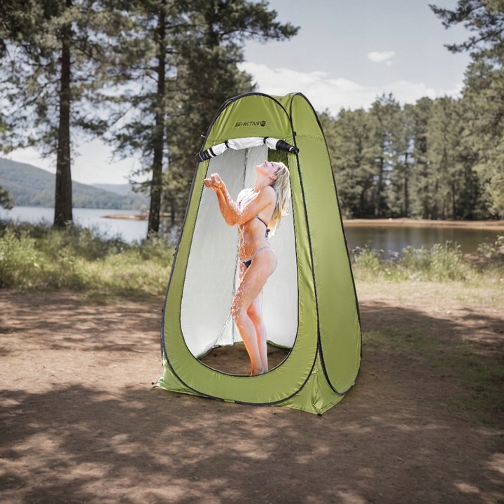 NAMIOT PRZEBIERALNIA PRYSZNIC WC TOALETA PRZENOŚNA PLAŻOWY KEMPINGOWY DUŻY