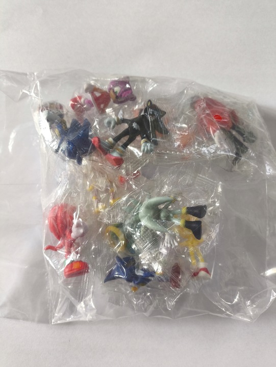 Figurki Sonic dekoracyjne 12 szt. dla dzieci