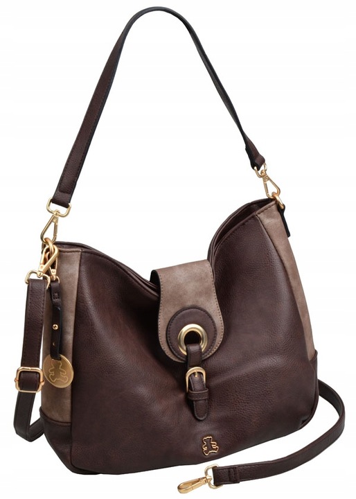 Lulu Castagnette torebka klasyczna na ramię czekolada