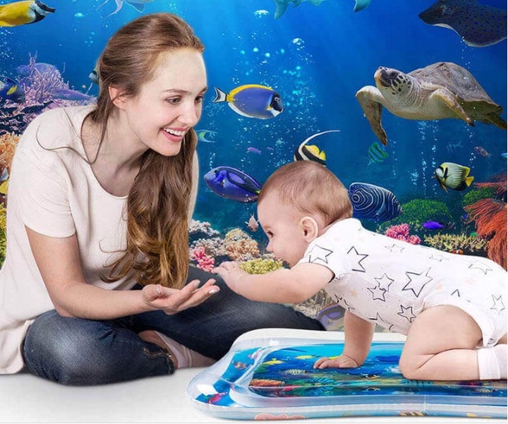 DMUCHANA MATA WODNA SENSORYCZNA DLA NIEMOWLĄT XXL