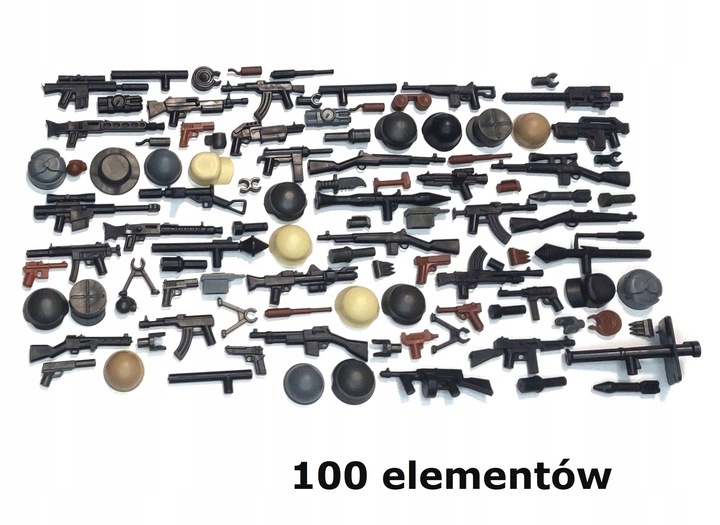 BrickKIT Karabiny dla figurek z klocków Broń BK109