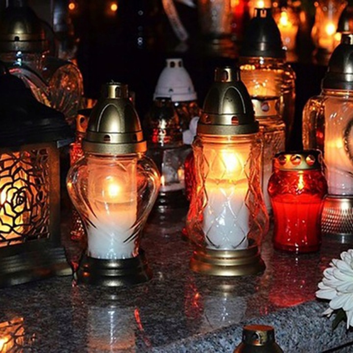 16 SZTUK Wkłady do Zniczy OLEJOWE 96h CAŁOROCZNE 4 dni EKONOMICZNE ZNICZE