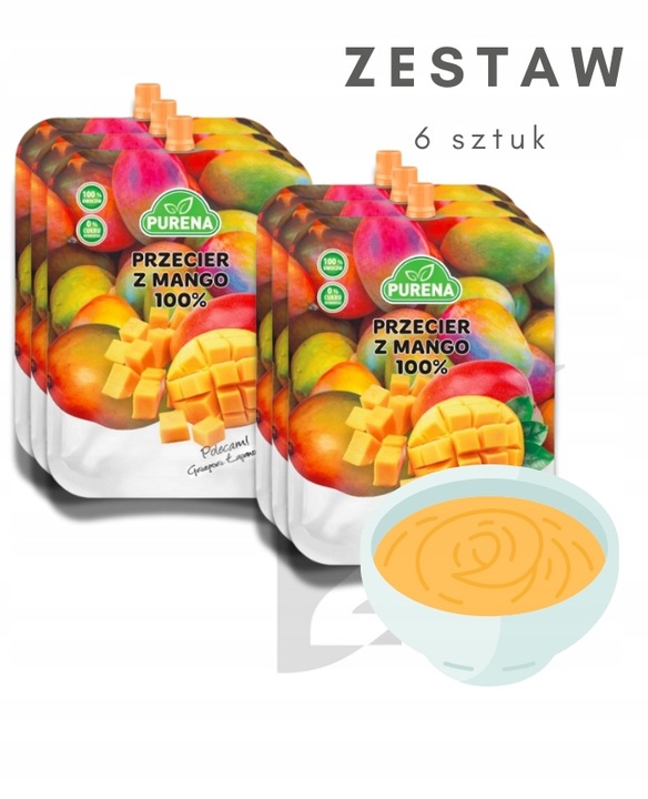 PURENA Przecier z Mango 100% 350g