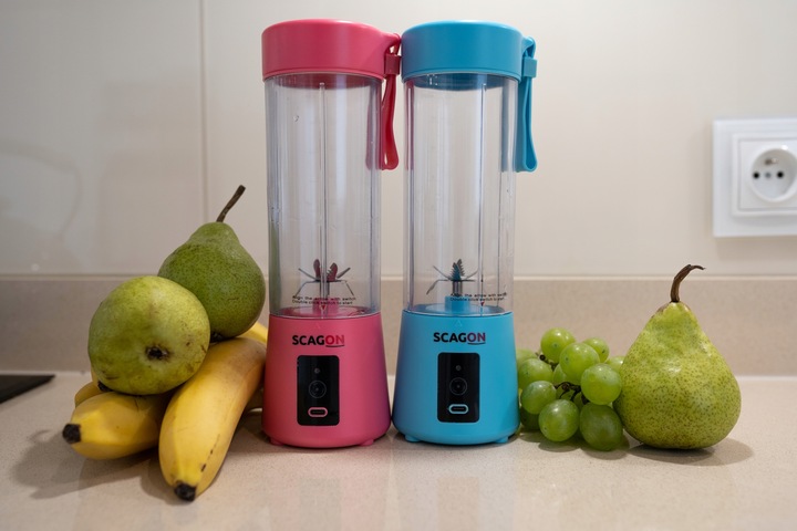 Oryginalny Blender kielichowy SCAGON USB Czerwony