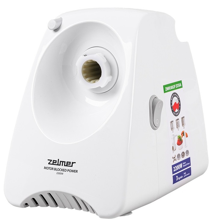 ZELMER MOCNA MASZYNKA DO MIELENIA MIĘSA ZMM5801P 2200W ZOSIA Made in Poland