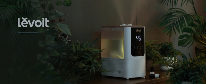 Nawilżacz powietrza Levoit OasisMist 450S dyfuzor ciepła zimna mgiełka 40m2