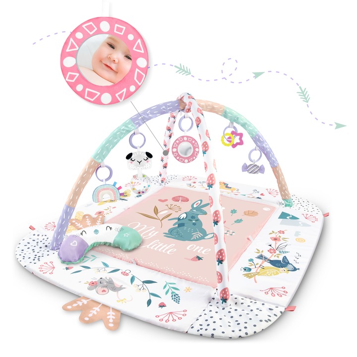 MATA EDUKACYJNA INTERAKTYWNA NUKIDO DLA DZIECI DUŻA 3w1 GRATIS PODUSZKA