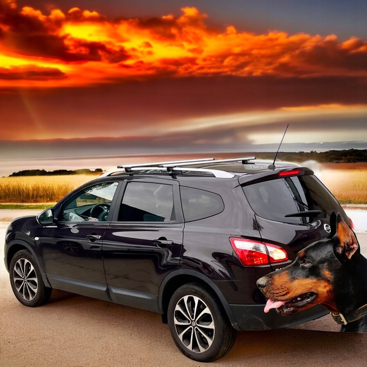 Aluminiowy Bagażnik Dachowy na relingi "Reiling Aero" 120cm RA120