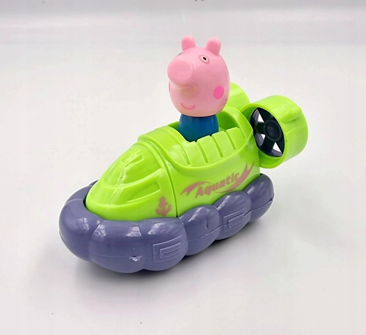 ZESTAW POJAZDÓW ŚWINKA PEPPA FIGURKI + SAMOCHODY 6 SZTUK RUCHOME AUTKA