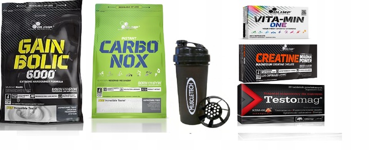 OLIMP ZESTAW ODŻYWEK NA START TESTOSTERON BIAŁKO