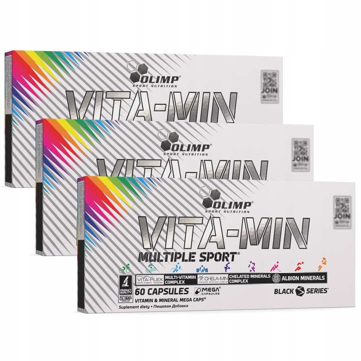 OLIMP WITAMINY VITA-MIN MULTIPLE SPORT 240k MINERAŁY MAGNEZ WITAMINA D CYNK