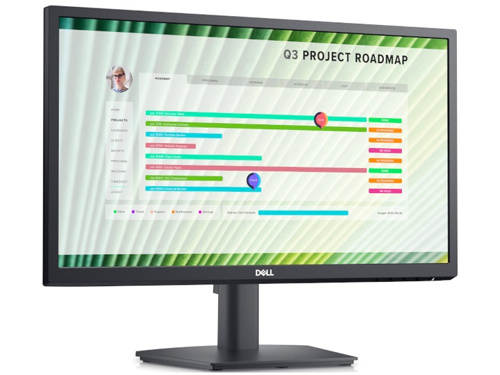 Monitor 21,5" | DELL E2223HV | 1920x1080 (FullHD)| 60Hz |VA|16:9 |reg. wys.