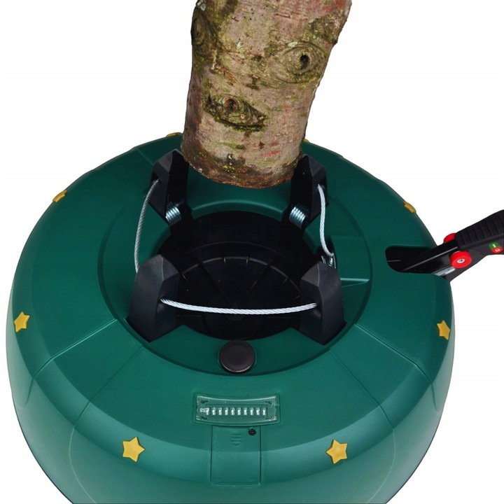 Stojak choinkowy SAMOZACISKOWY SELECT 3.5D Zielony NA ŻYWĄ CHOINKĘ DO 3,5 M