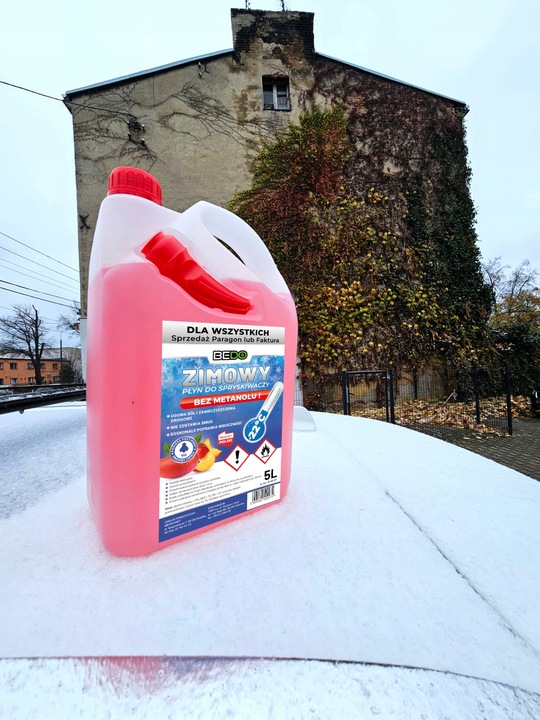 ZIMOWY PŁYN DO SPRYSKIWACZY PIĘKNY ZAPACH bez TRUJĄCEGO METANOLU !! -22 10L