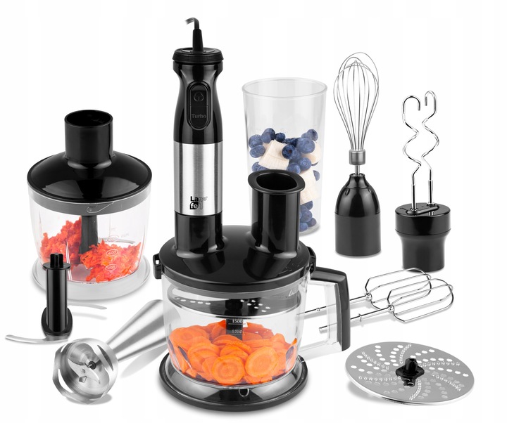 BLENDER RĘCZNY MIKSER TURBO ROBOT MALAKSER WIELOFUNKCYJNY 10w1 2 TARCZE