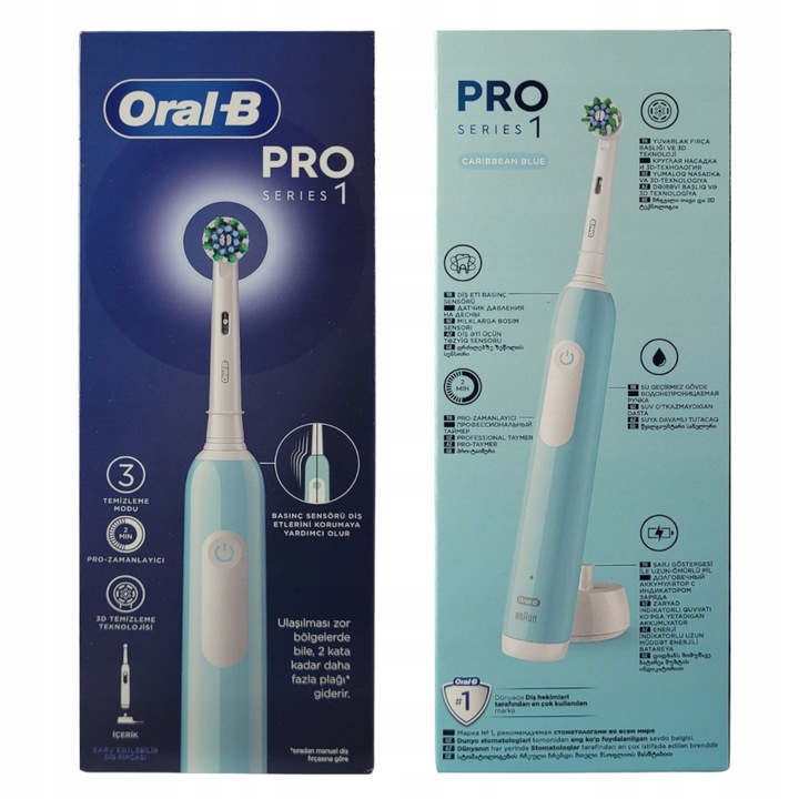Szczoteczka Oral-B PRO 1 Niebieska