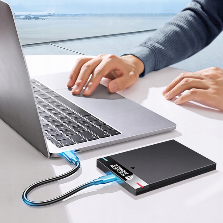 Kieszeń Na Dysk HDD Obudowa Dysku Twardego SATA 2,5'' do 5 Gbps USB 3.2