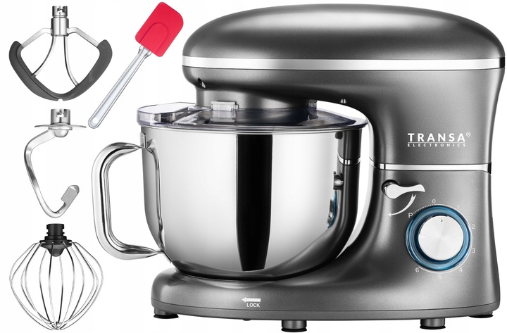 ROBOT KUCHENNY PLANETARNY MIKSER GrayChef MISA 6L DUŻA MOC 3000W