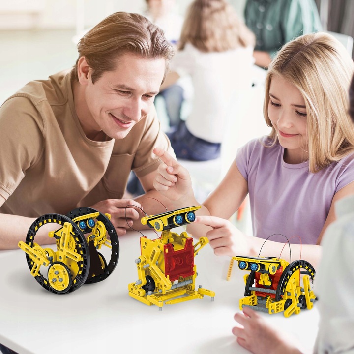 Robot solarny interaktywny 12w1 12 robotów zasilany słońcem edukacyjny