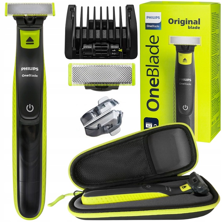 GOLARKA PHILIPS ONEBLADE QP2721 TRYMER 5w1 + ETUI