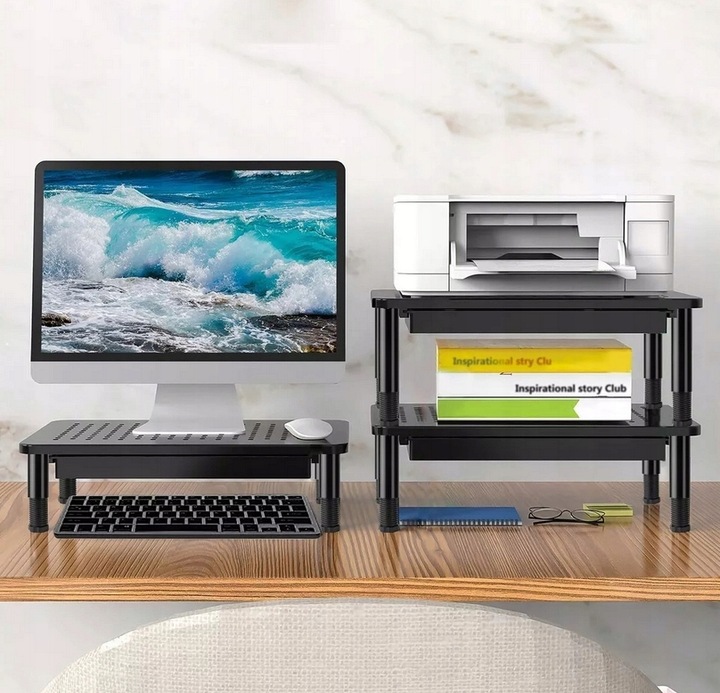 PODSTAWKA POD MONITOR DRUKARKE LAPTOPA Z SZUFLADĄ